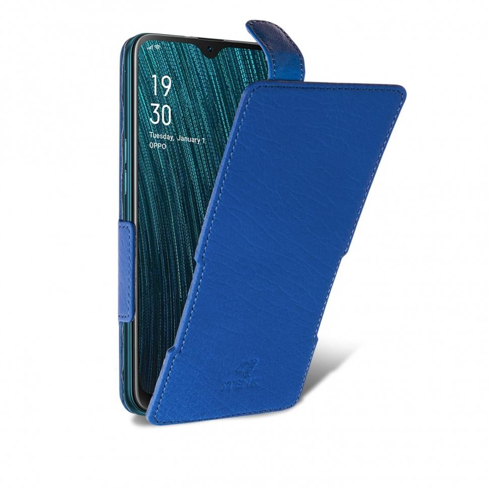 Чехол флип Stenk Prime для OPPO A5s Ярко-синий (65638)