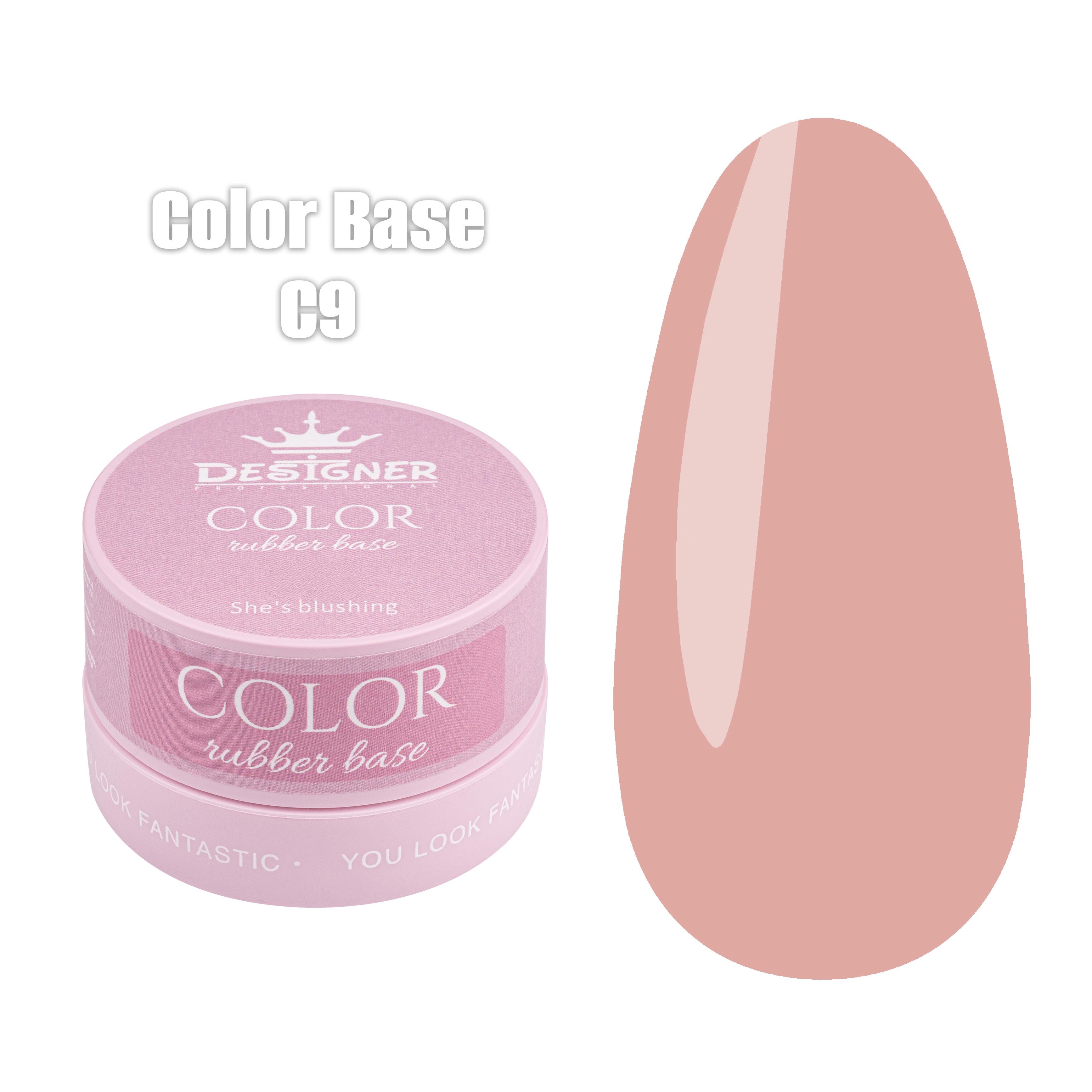 База камуфлирующая цветная Designer Professional Color Base 30 мл Naturally beautiful С9