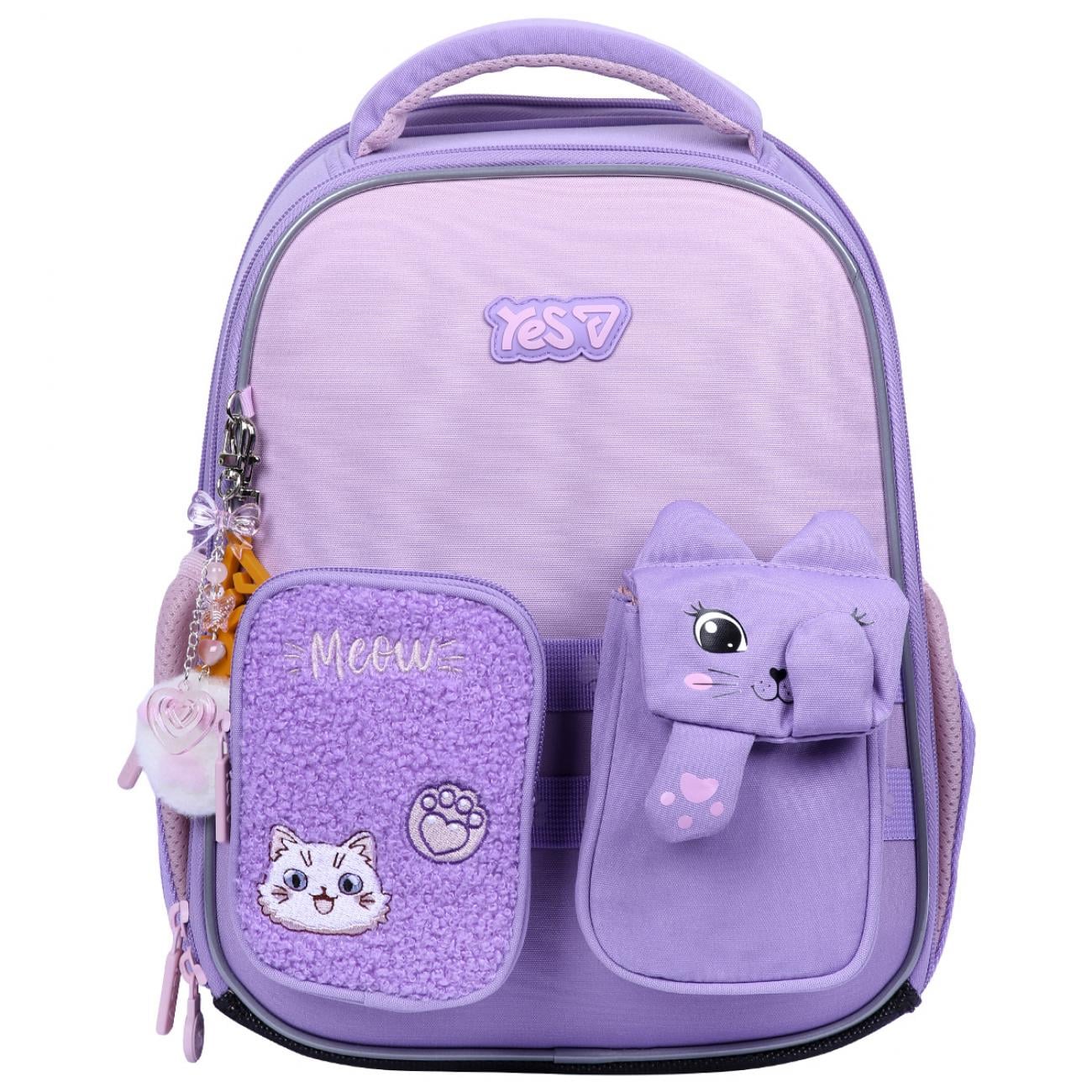 Рюкзак школьный каркасный YES Little Kitty H-100S (550212)