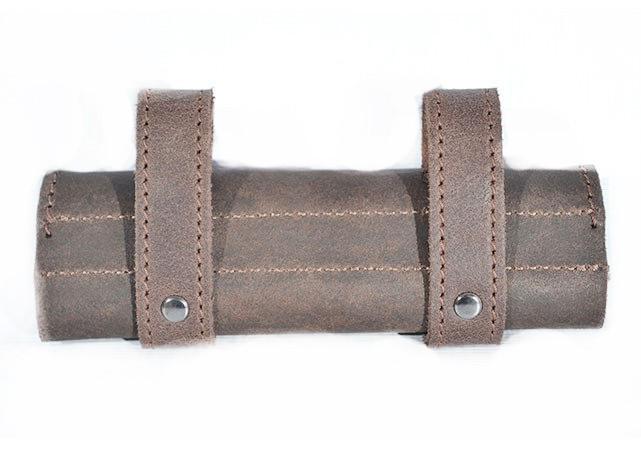 Подсумок на 20 патронов для мелкокалиберного ружья кожа Коричневый (6-1-10158/2) - фото 3