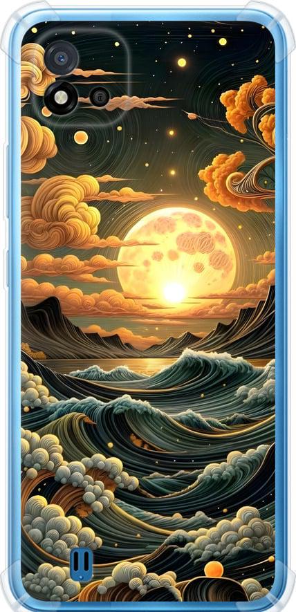 Чехол на Realme C20A Арт волны (6332sp-2416-42517) Чехол на Realme C20A Арт волны (6332sp-2416-42517)