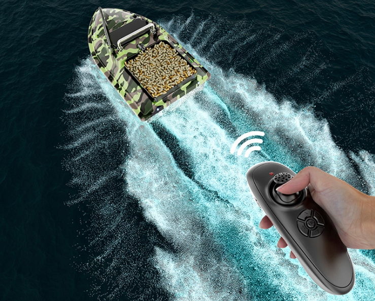 Човник для підгодовування Flytec V050 12000 мА/год Камуфляжно-зелений (2709652104) - фото 5 Човник для підгодовування Flytec V050 12000 мА/год Камуфляжно-зелений (2709652104) - фото 5