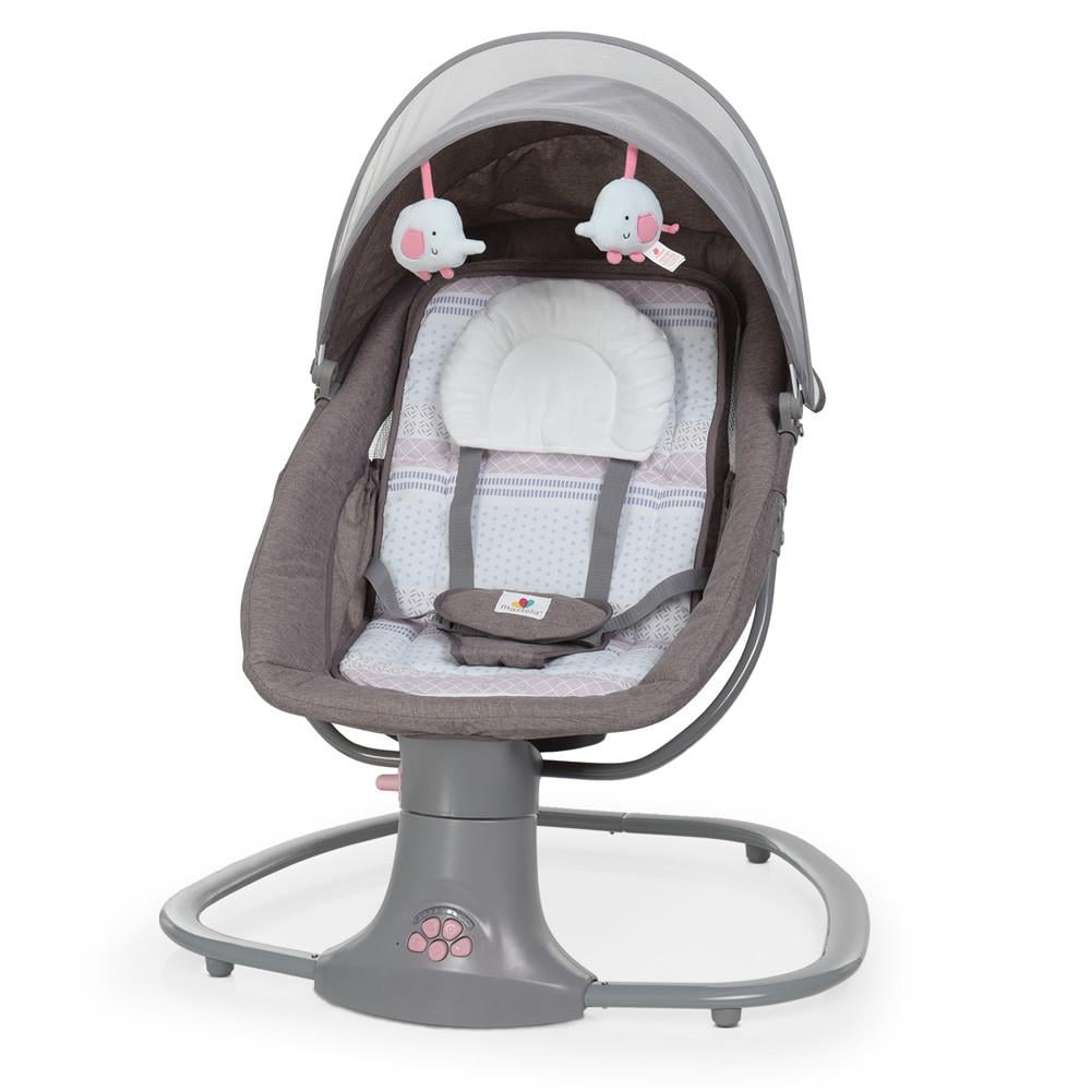Укачивающий центр детский Mastela deluxe8106 с москитной сеткой из текстиля и пластика 71х68х84 см Серый (150-7-8106)