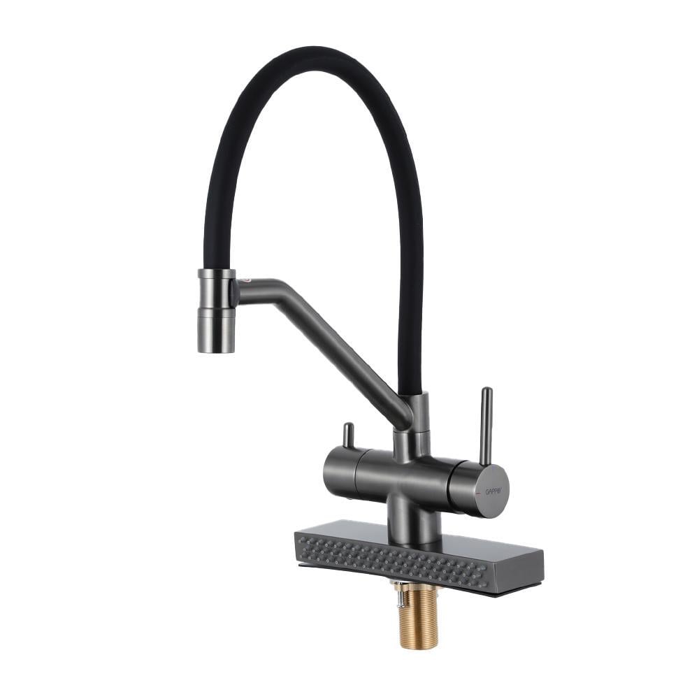 Смеситель для кухни Gappo G4098-9 с водопадом (57764) Смеситель для кухни Gappo G4098-9 с водопадом (57764)