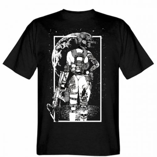 Футболка мужская Gildan Military girl with tattoos 3XL Черный (19275867-2-204927-XXXL)