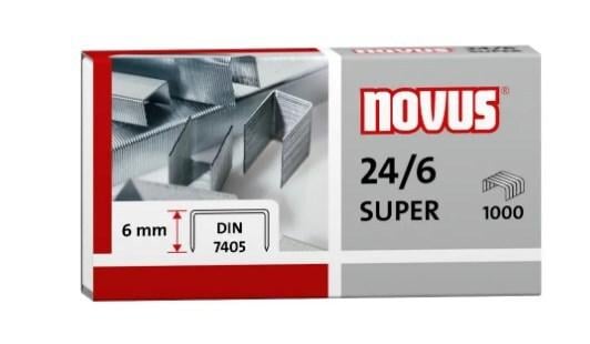 Скобы для степлера NOVUS №24/6 SUPER (040-0026)