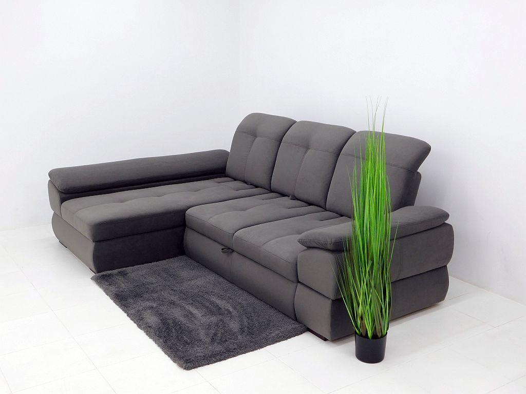 Диван розкладний кутовий у вітальню/спальню Вуді Палермо дерево/ламінована ДСП/тканина Темно-сірий - фото 2 Диван розкладний кутовий у вітальню/спальню Вуді Палермо дерево/ламінована ДСП/тканина Темно-сірий - фото 2