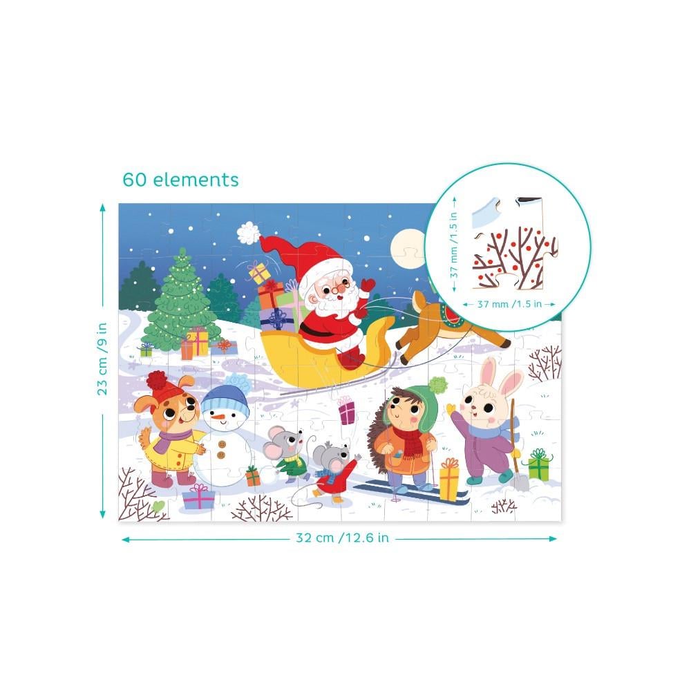 Пазл DoDo Санки Санты (300579) - фото 3 Пазл DoDo Санки Санты (300579) - фото 3