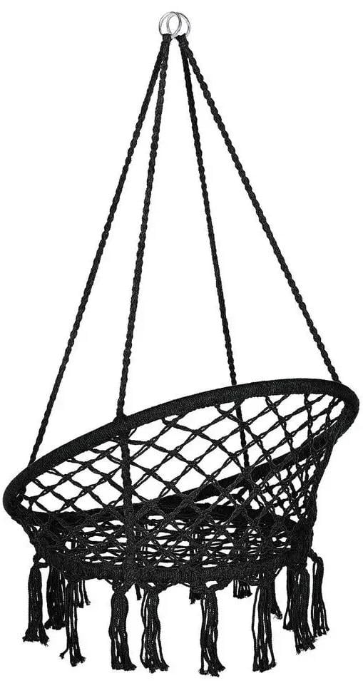 Кресло-гамак подвесное бразильское Bonro B-092 120 кг Черный - фото 13 Кресло-гамак подвесное бразильское Bonro B-092 120 кг Черный - фото 13