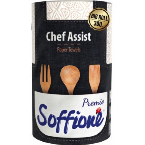 Бумажные полотенца Soffipro Chef Assist 300 листов 1 рулон