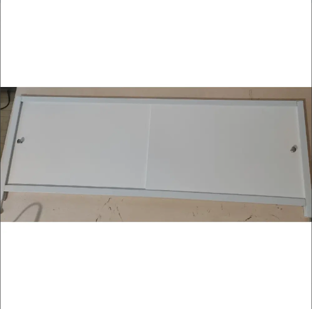 Экран для ванны усиленный Verona PREMIUM 130x55 см Белый - фото 3