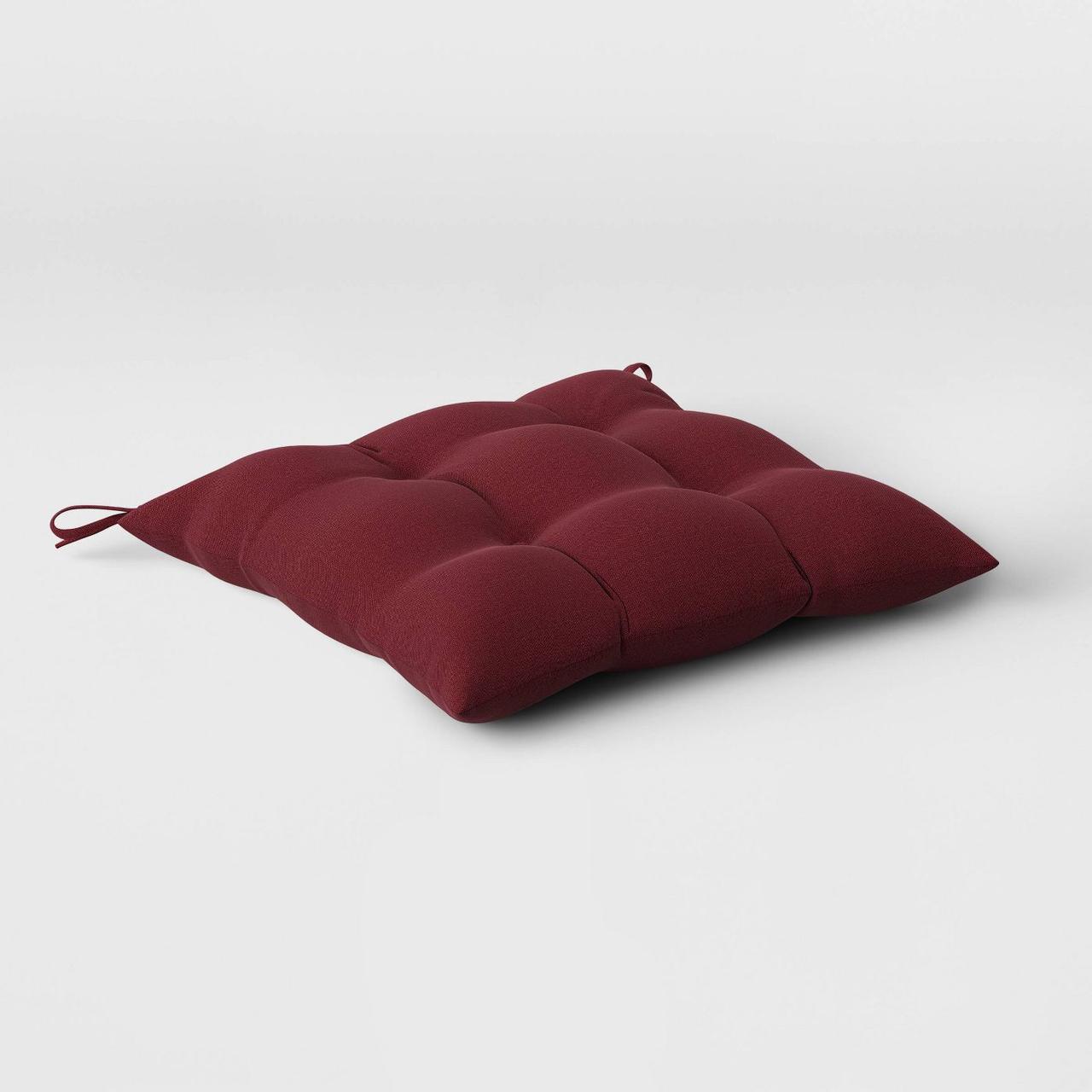 Подушка на стілець/лавку BIG YETI 50x50x5 см квадратна тканина бавовна Бордовий (6149518) - фото 2 Подушка на стілець/лавку BIG YETI 50x50x5 см квадратна тканина бавовна Бордовий (6149518) - фото 2