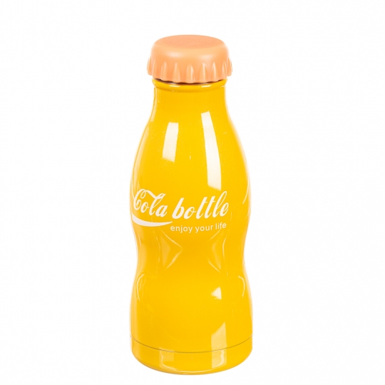 Термос металлический "Кола" 0011J/C 300 мл Желтый