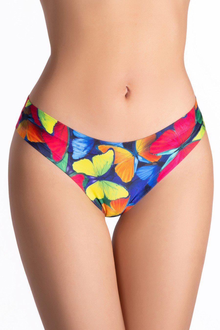 Трусики женские Mememe стринг с ярким принтом S