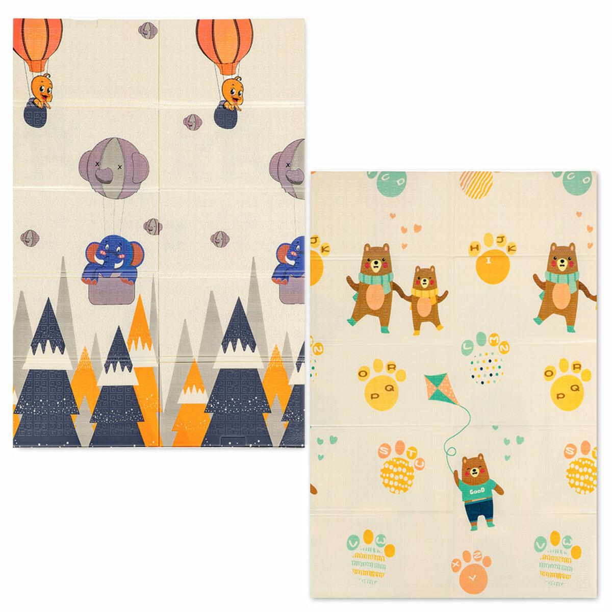 Термоковрик для детей 117х177 см х 8 мм Воздушные шарики - Медвежата (301) SW-00003031 (2835513579)