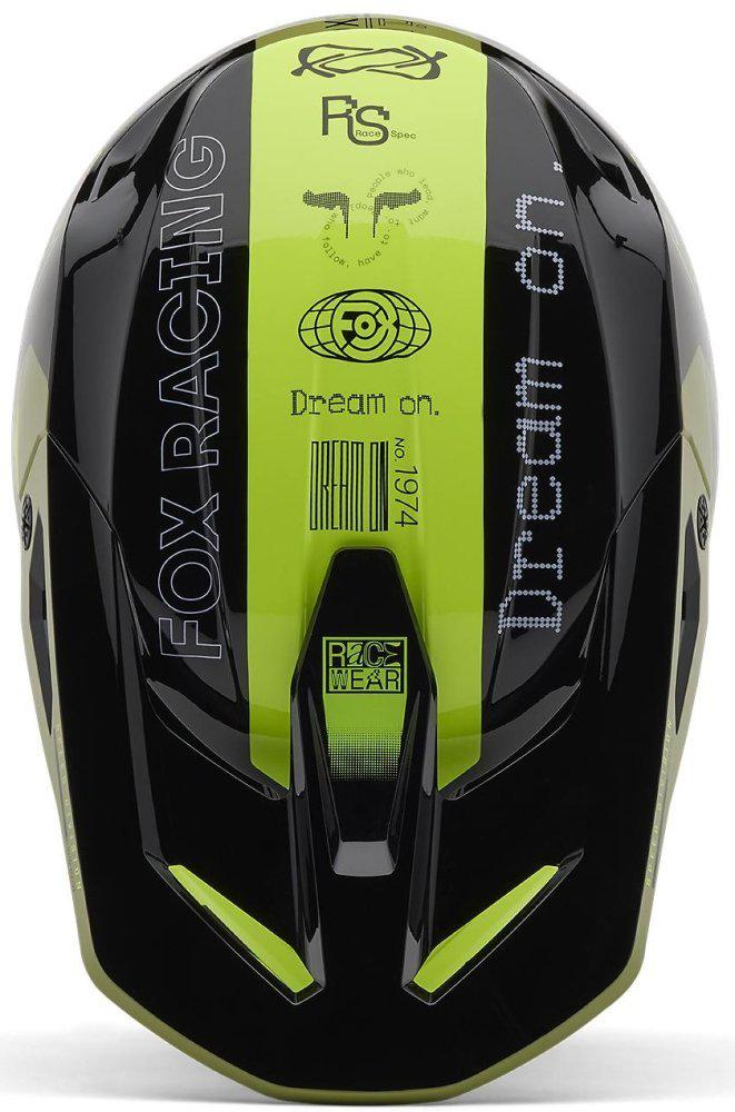ᐉ Мотошолом Fox V1 HELMET RACE SPEC XS Pale Green (47918) • Краща