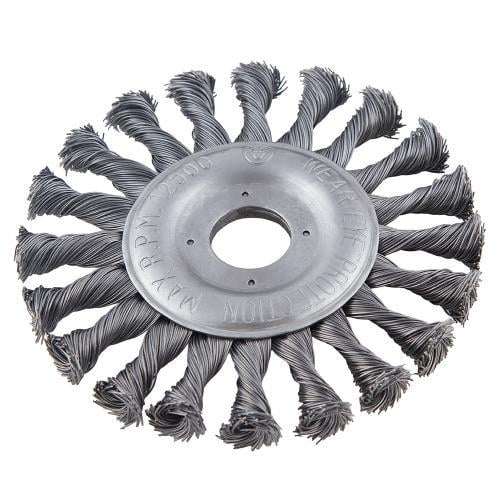 Щетка дискообразная Alloid пучки крученой проволоки 125x22,23 мм (00000061512)