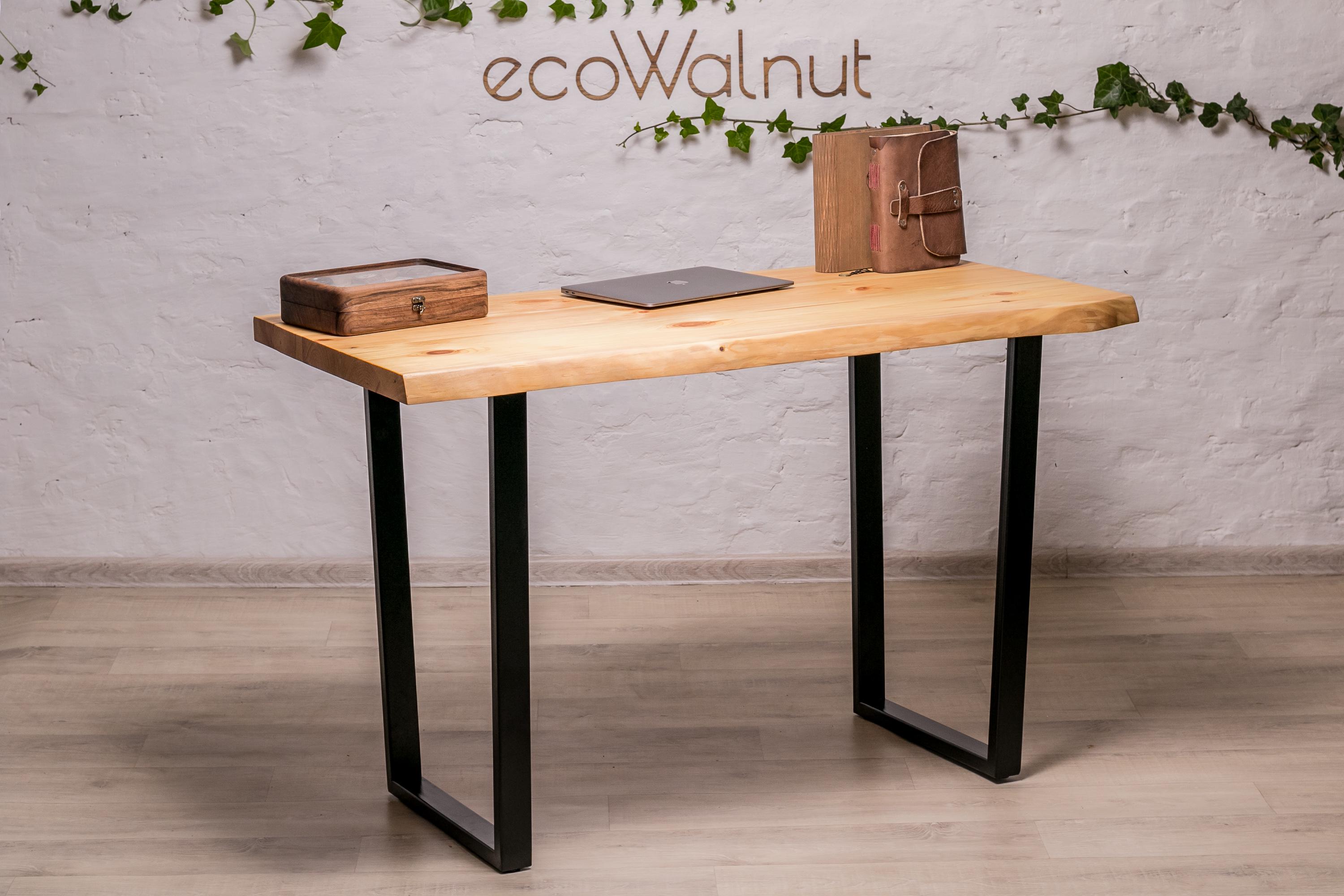 Письменный стол EcoWalnut из натурального дерева L (Сосна EF-4.6) - фото 2