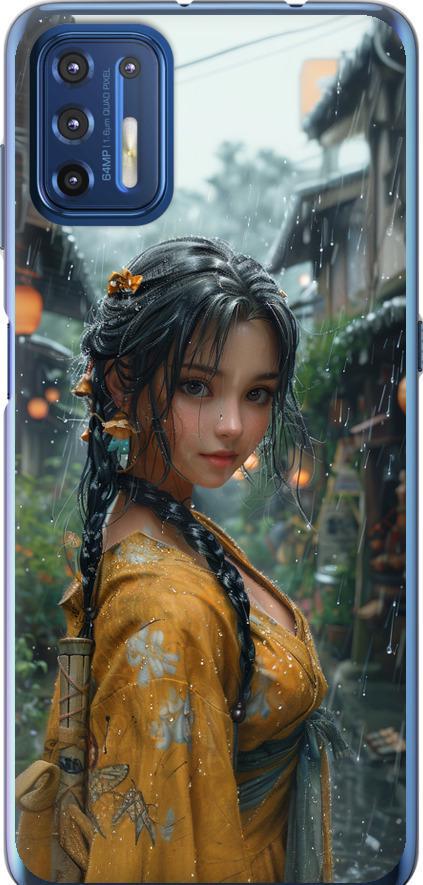 Чехол на Motorola G9 Plus Anime-girl (6133u-2104-42517)