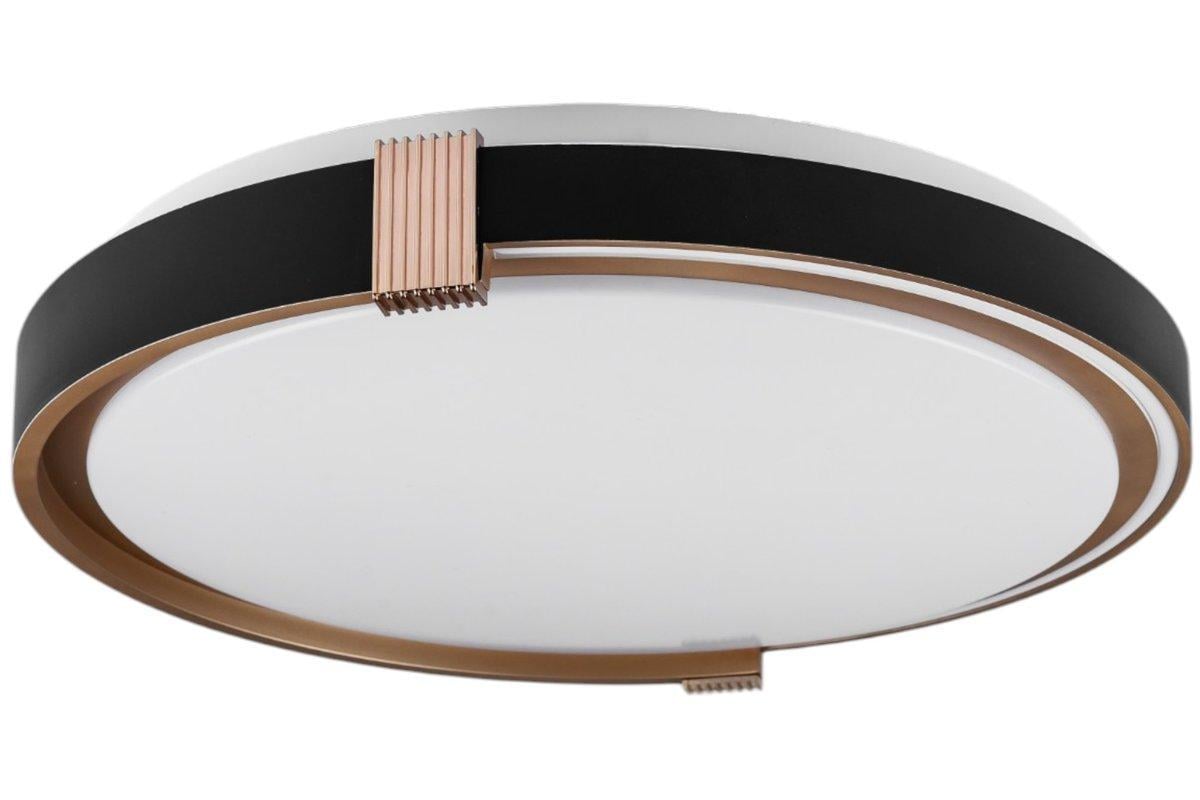 Потолочный светильник Vestum COLISEUM матовый 60W 3000К-6500К с ПУ 395х60 мм Черный