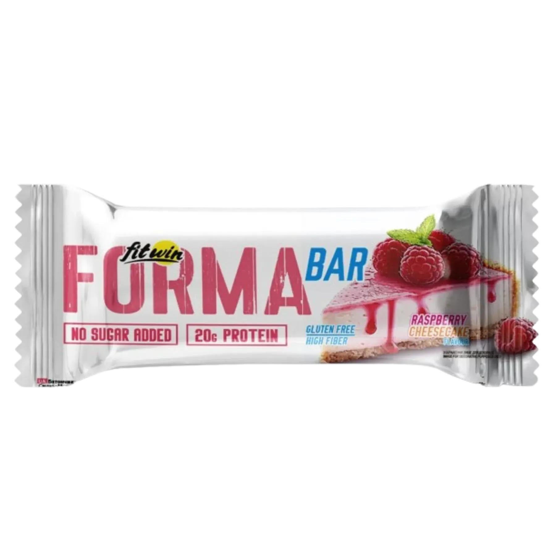 Протеиновый батончик FitWin FORMA Bar неглазированный без сахара 60 г Малиновый чизкейк (FOR-003)