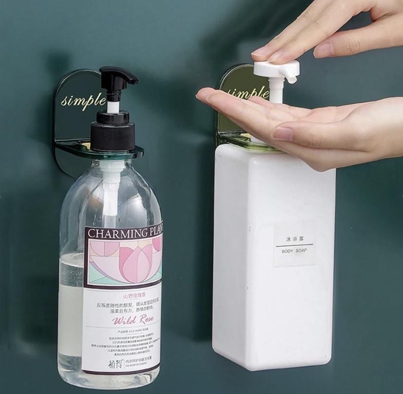 Держатель для жидкого мыла настенный Зеленый (13052191) - фото 6 Держатель для жидкого мыла настенный Зеленый (13052191) - фото 6