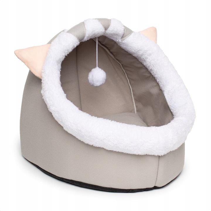 Лежанка плюшева для котів/собак Сірий (BL01) Лежанка плюшева для котів/собак Сірий (BL01)