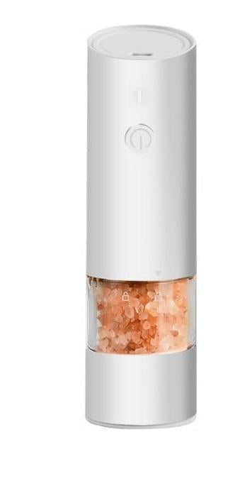 Млин електричний для перцю солі спеції з LED-підсвічуванням та 5 режимів Білий (23874212)