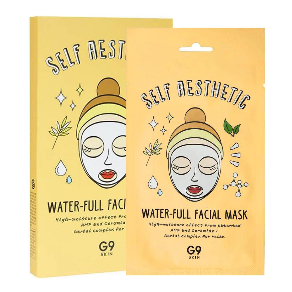 Набор увлажняющих масок G9SKIN Self Aesthetic Water-Full Facial Mask 23 мл 5 шт. (2005776551)