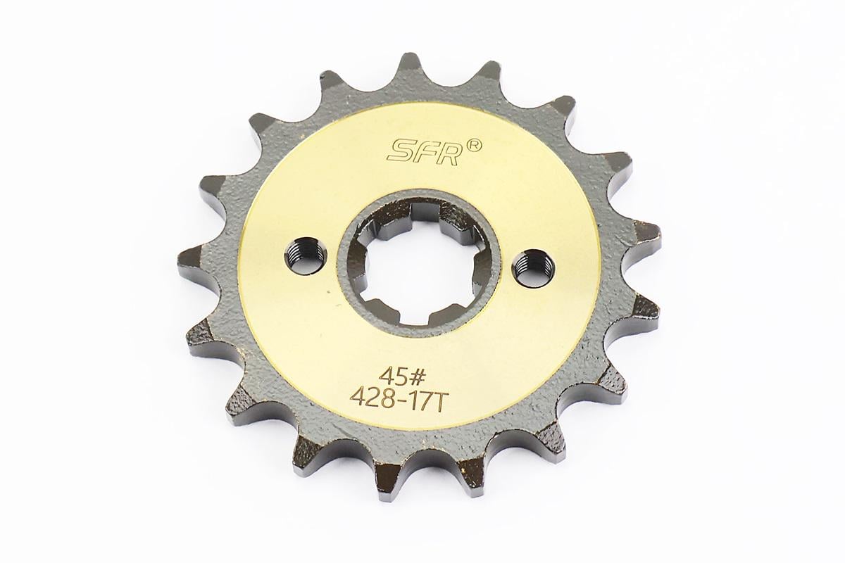 Зірка передня 428H 17 зубців до мотоцикла Yamaha YBR125 загартована