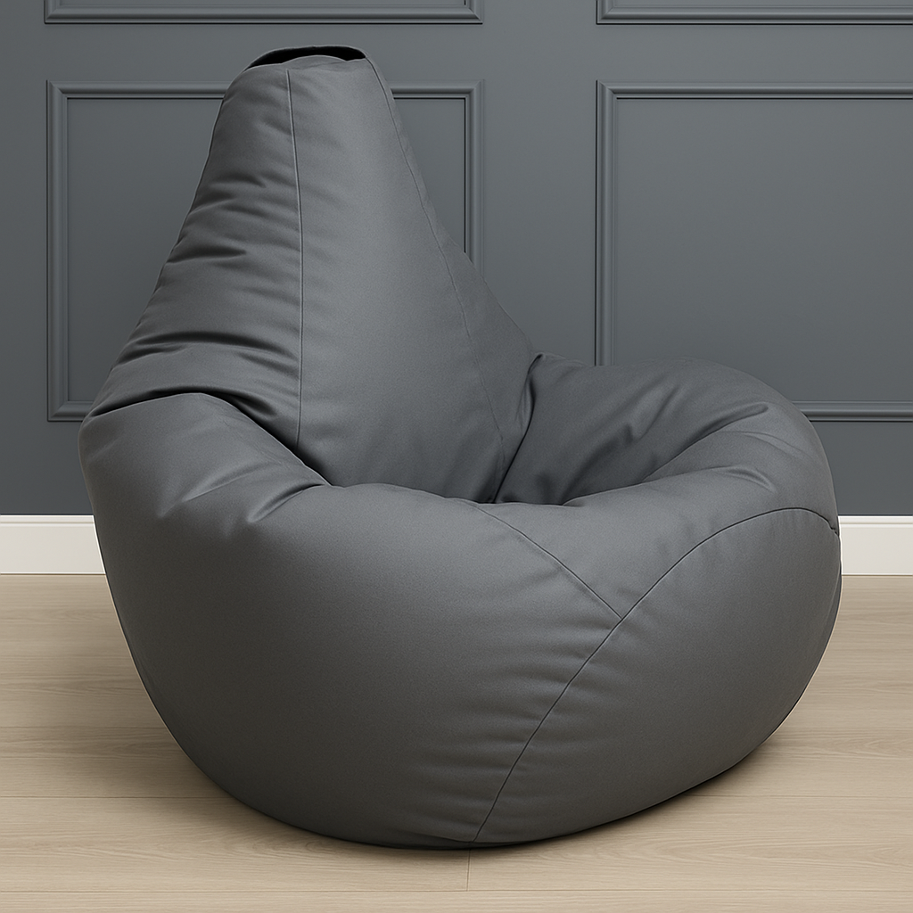 Кресло-мешок без внутреннего чехла SOFTLAND 110х80 см Серый (KM_028) Кресло-мешок без внутреннего чехла SOFTLAND 110х80 см Серый (KM_028)