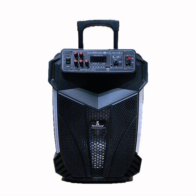 Портативная акустическая система AwCrowns CH1201-12 "х1 Bluetooth с RGB с микрофоном 30 W (2d033f26)