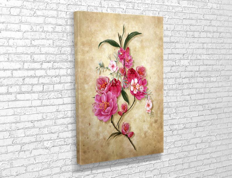 Картина для интерьера Розовые природа 120x80 см (782)