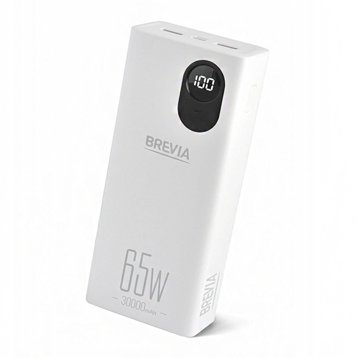 Повербанк Brevia Li-Pol LCD 30000 mAh/65W (45365)