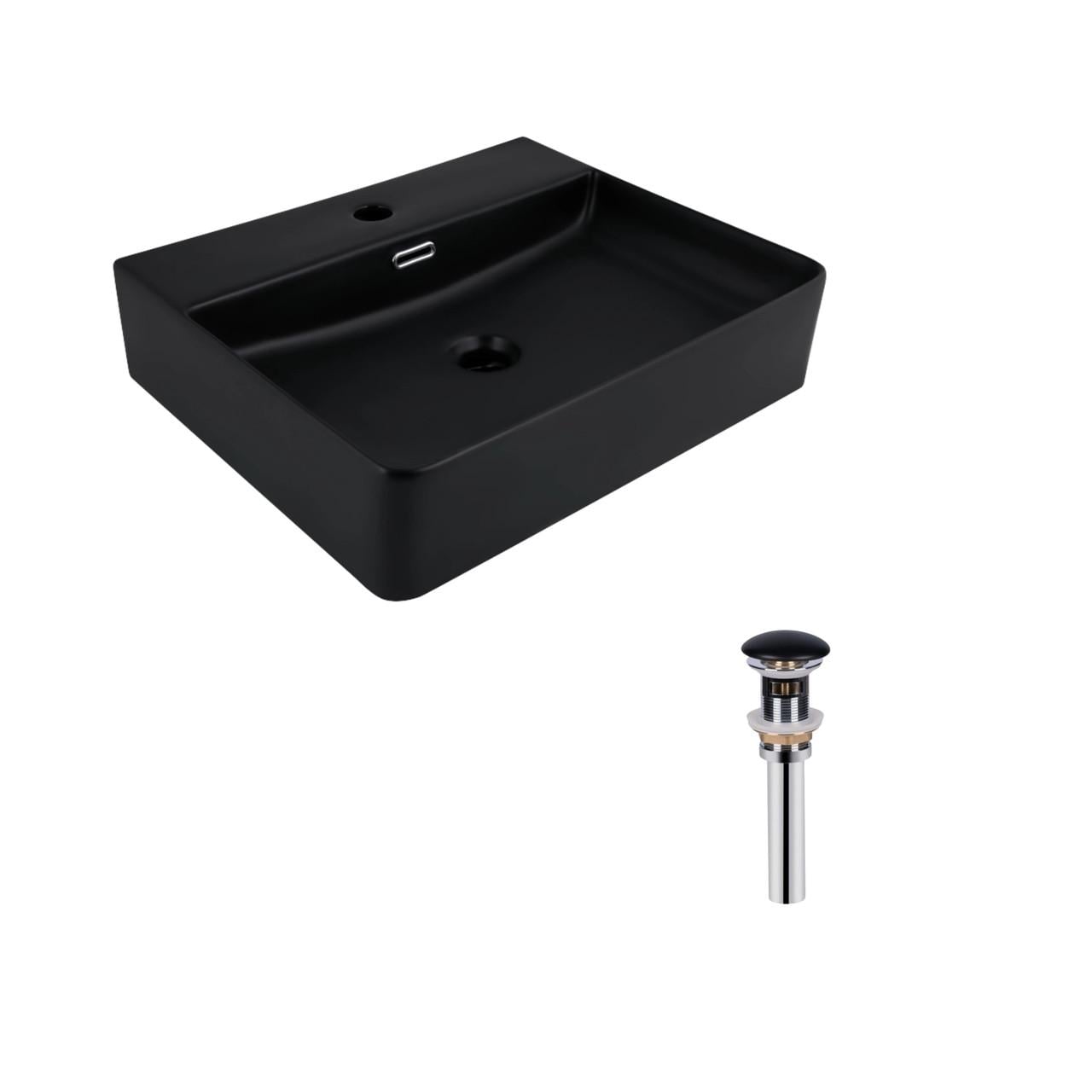 Раковина Qtap Nando LT подвесная прямоугольная с донным клапаном PU03O 500х420х130 мм Matt Black (2612632454) Раковина Qtap Nando LT подвесная прямоугольная с донным клапаном PU03O 500х420х130 мм Matt Black (2612632454)