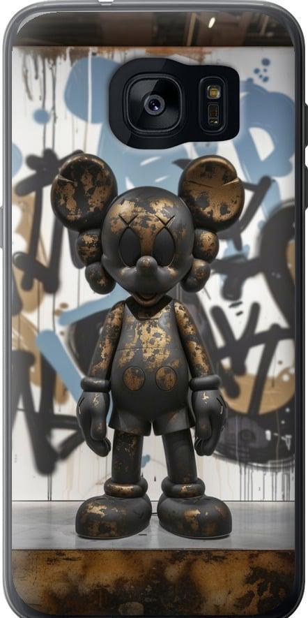 Чехол на Samsung Galaxy S7 Edge G935F Bronze kaws v2 (6098u-257-42517)