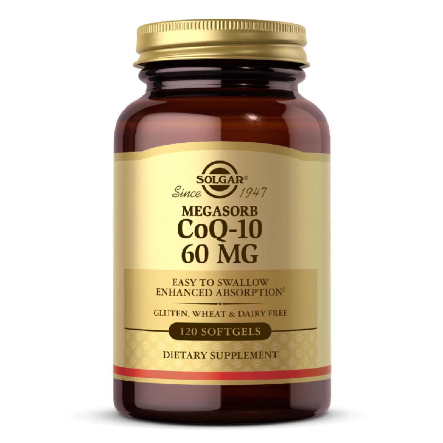 Натуральная добавка Megasorb CoQ-10 60 mg 120 softgels (2022-10-1523)