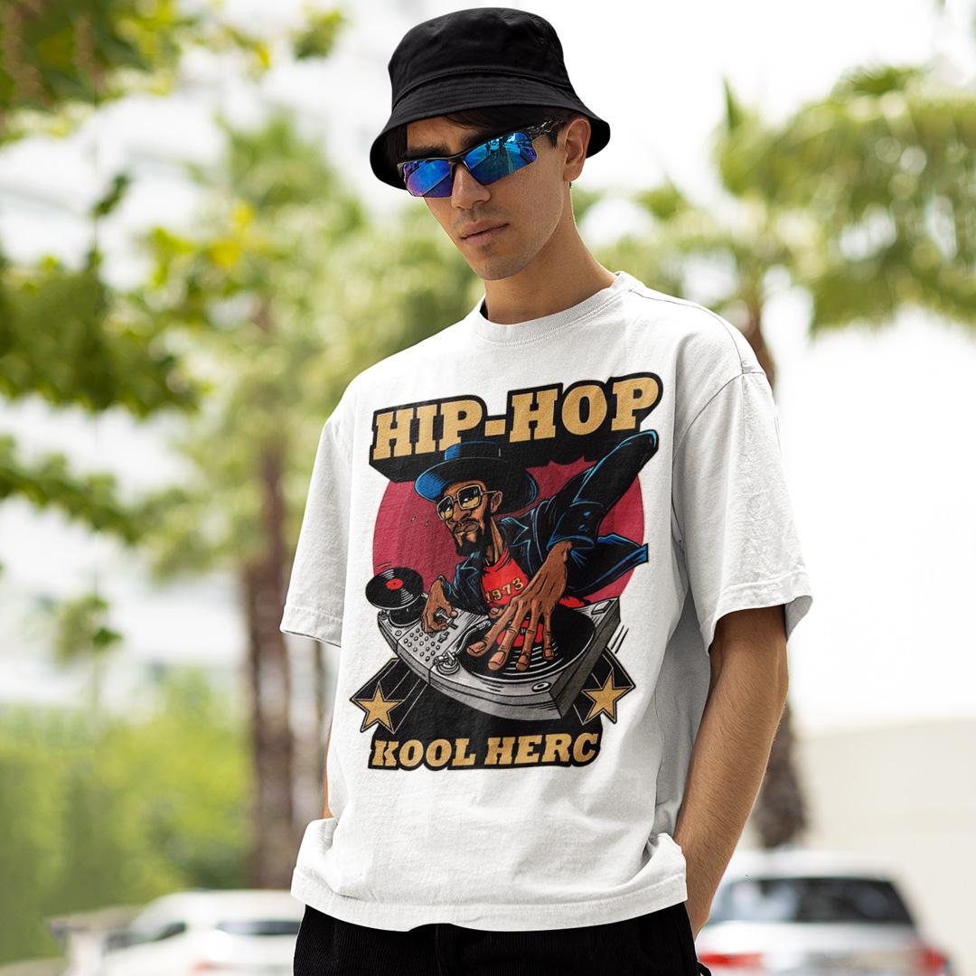 Футболка унисекс Kool Herc Hip Hop S Белый (0000012587)