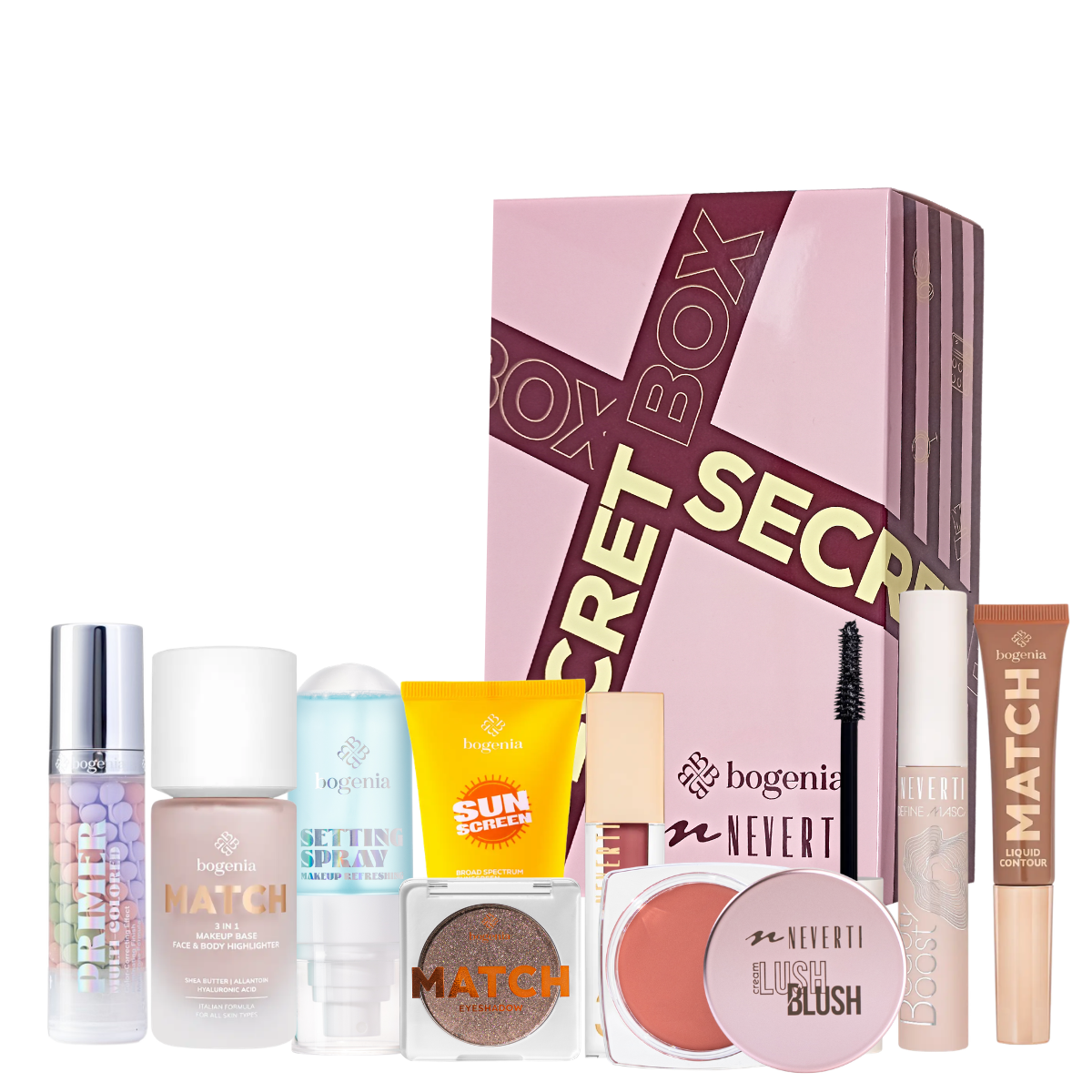 Подарочный набор декоративной косметики Secret Box Bogenia Neverti BG152 003 Подарочный набор декоративной косметики Secret Box Bogenia Neverti BG152 003