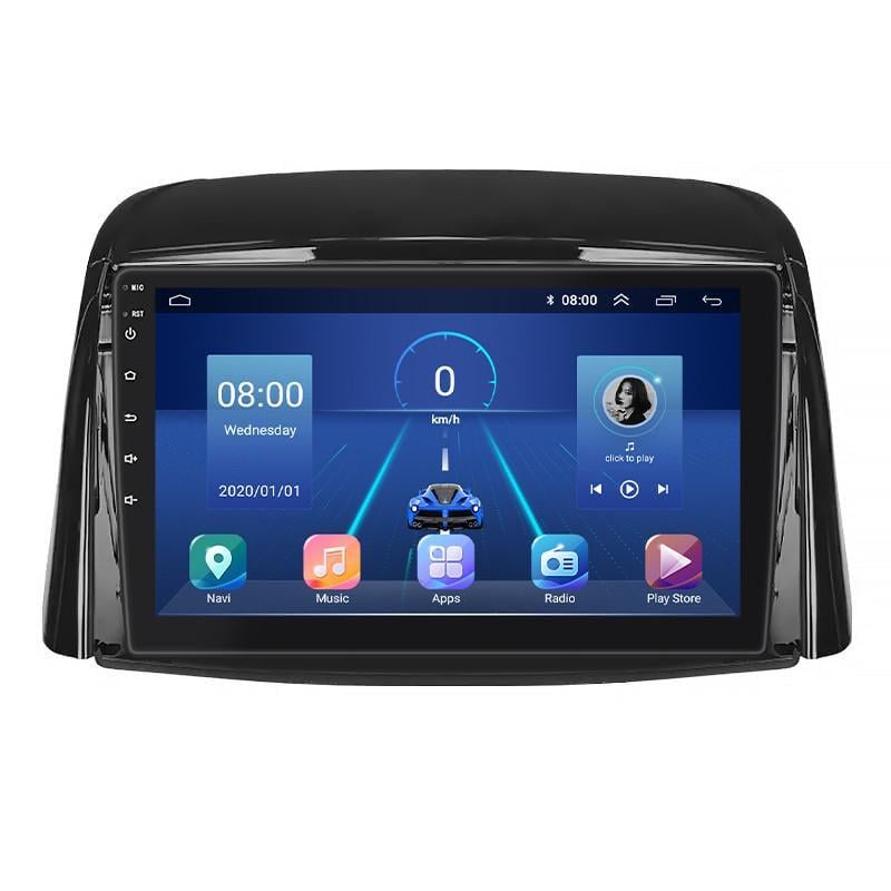 Автомагнитола штатная Lesko для Renault Koleos I 2008-2011 9" 4/32Gb 4G Wi-Fi GPS Top MOB