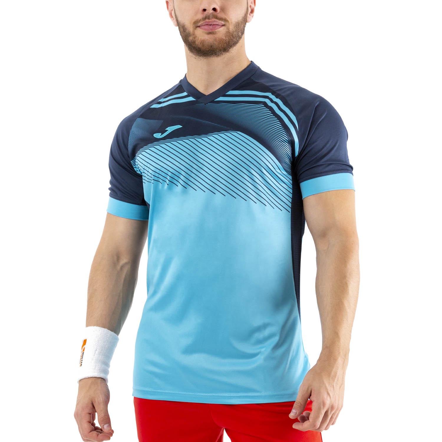 Футболка Joma 101604.013 Supernova Ii T-Shirt L Fluor Turquoise/Dark Navy (9999242344083)