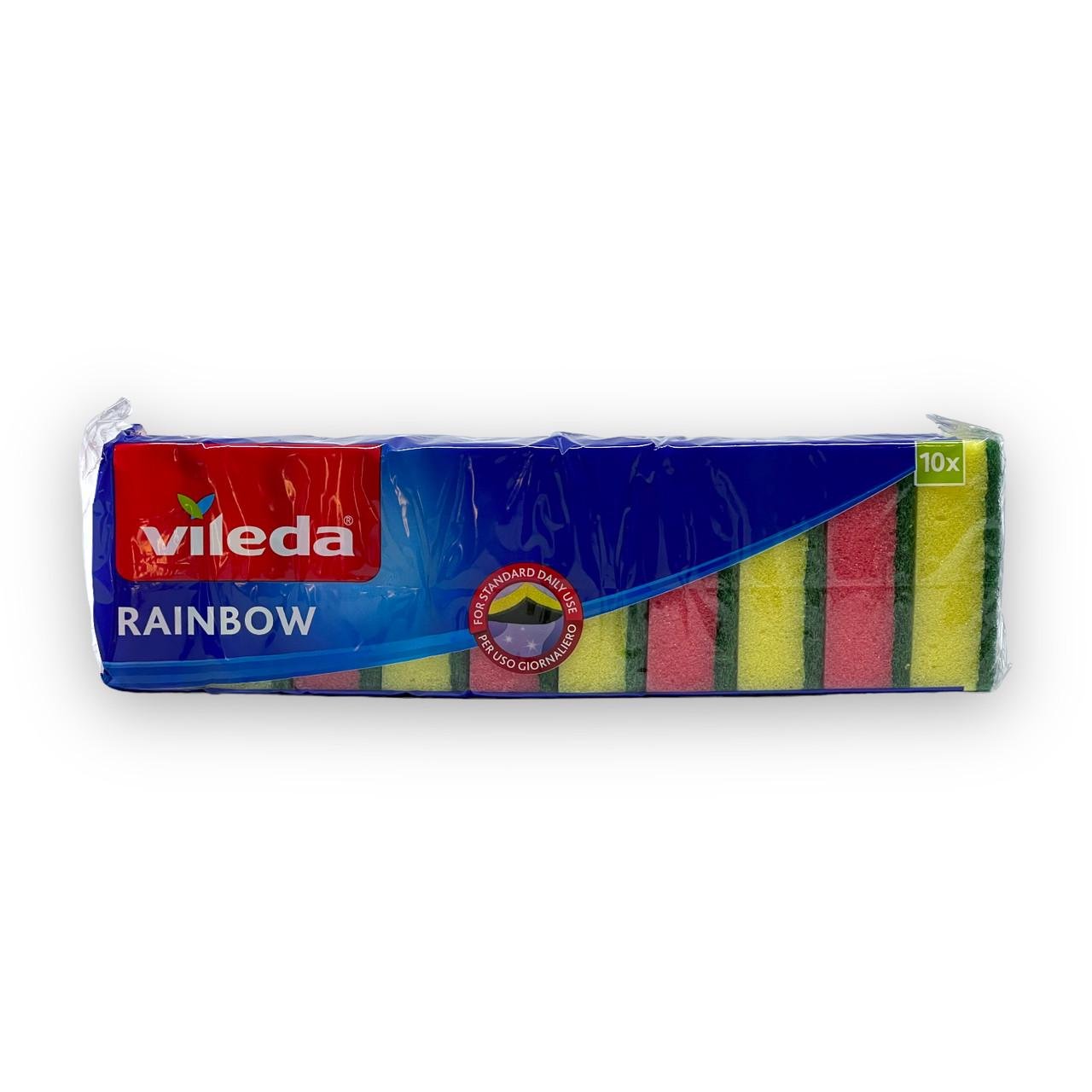 Губка для посуду Vileda reinbow 10 шт. Різнокольоровий (1983433718)