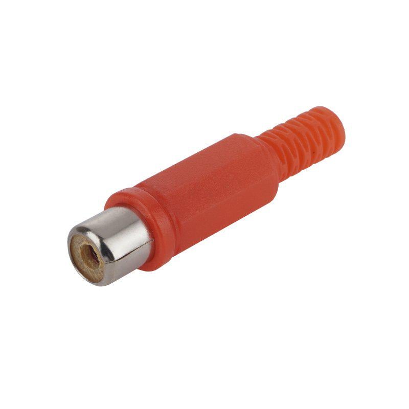 Гнездо RCA Красный (A153009)