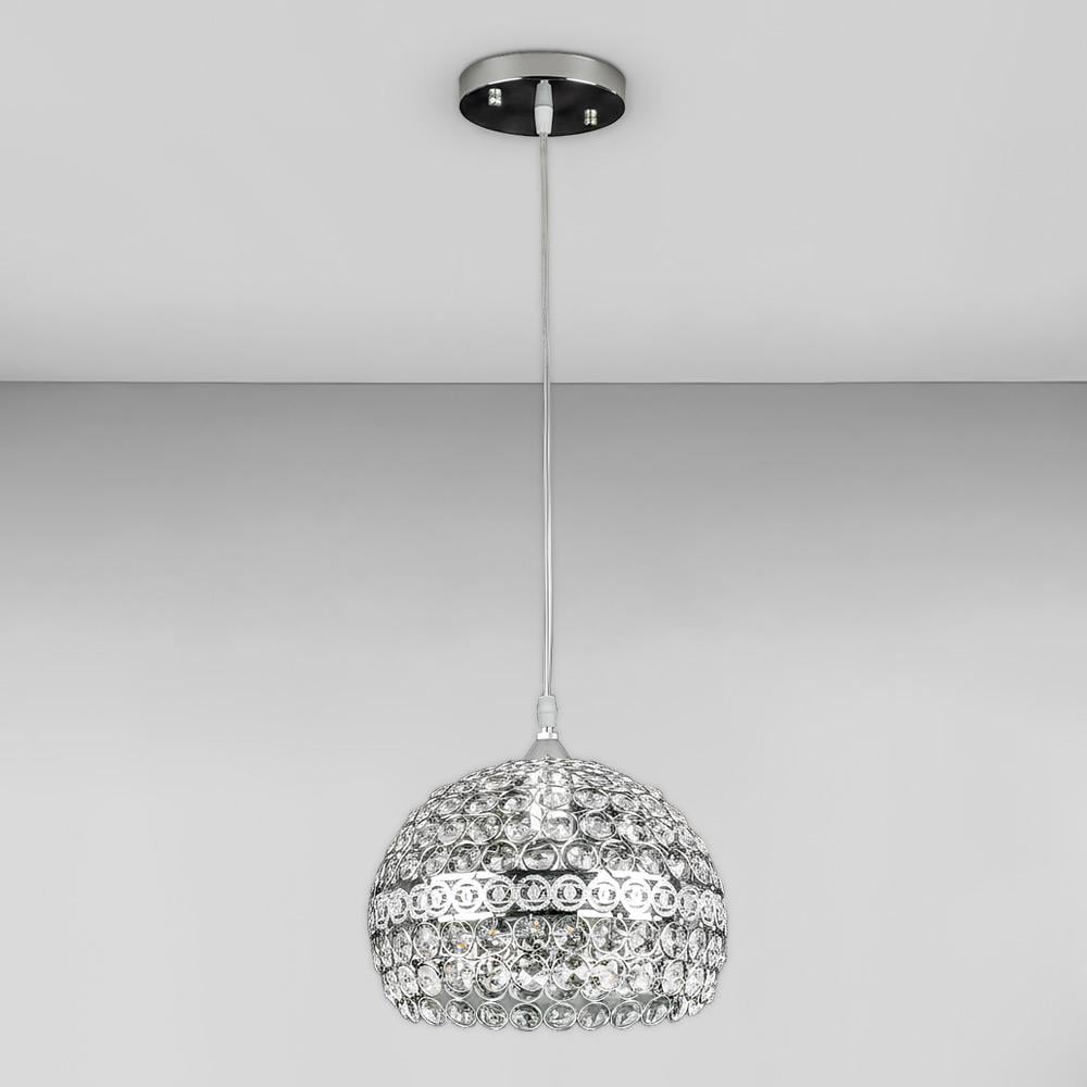 Люстра подвесная хрустальная Light House SR-20427/1H CR D230хH850 E27 Хром