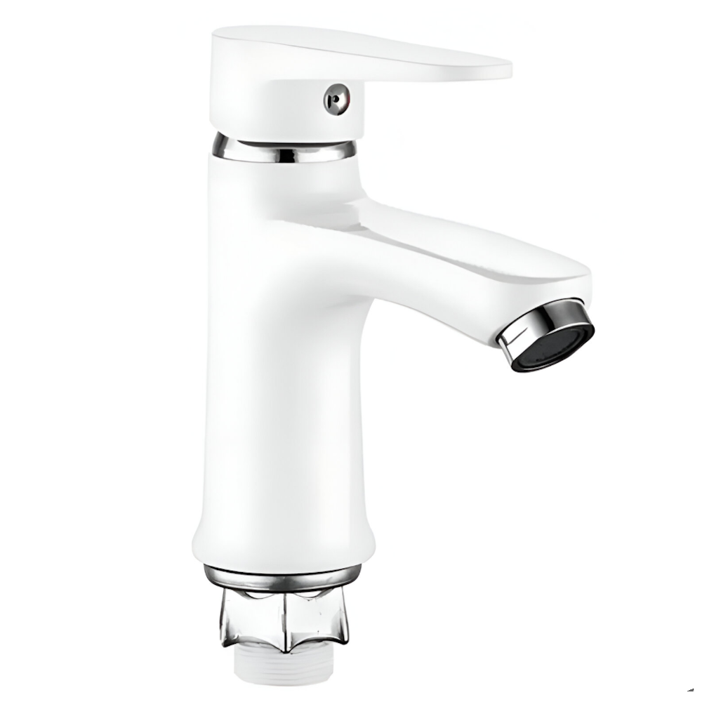 Смеситель для умывальника MIXXUS Elvis 001 NUT однорычажный Белый (OL-MI6583)