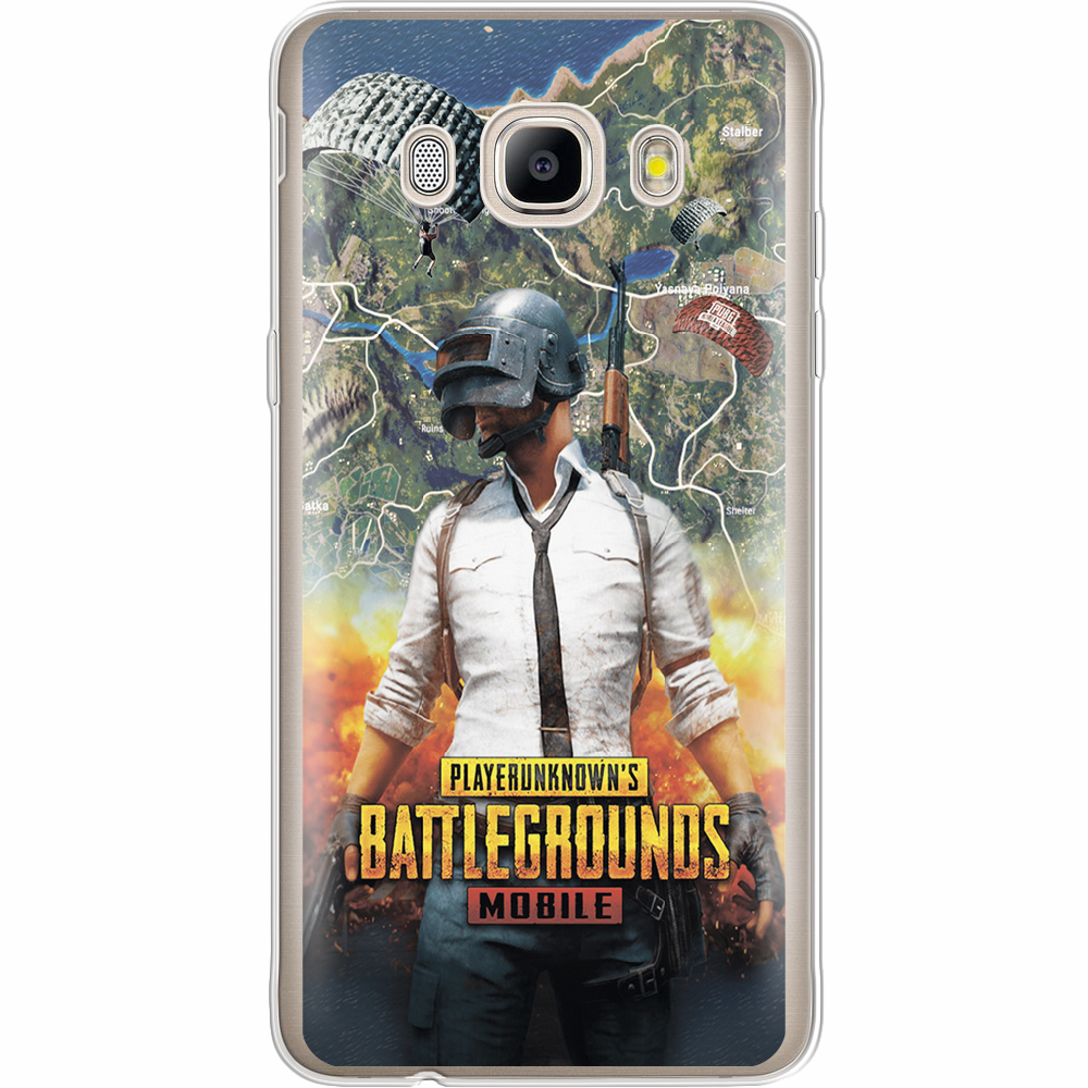 Чехол BoxFace Samsung J510 Galaxy J5 2016 PUBG Mobile Прозрачный силикон (25137-up2309-25137)