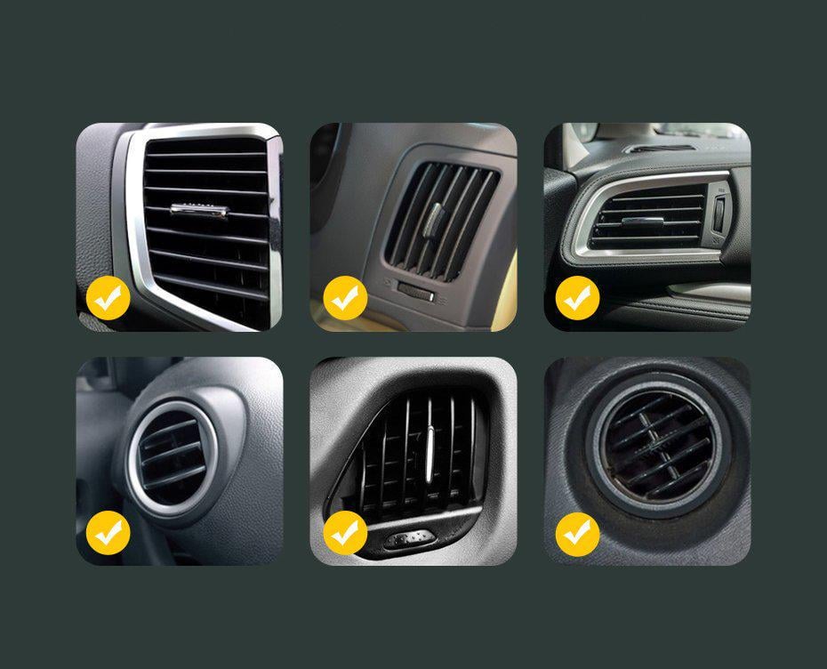 Тримач автомобільний BASEUS металевий 360° Steel Cannon Сріблястий (SUGP-0S) - фото 10