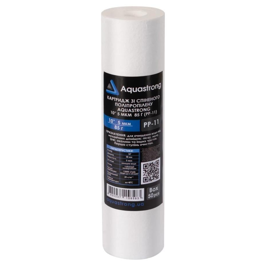 Картридж Aquastrong из вспененного полипропилена 10" 5 мкм 85 г (PP-11)