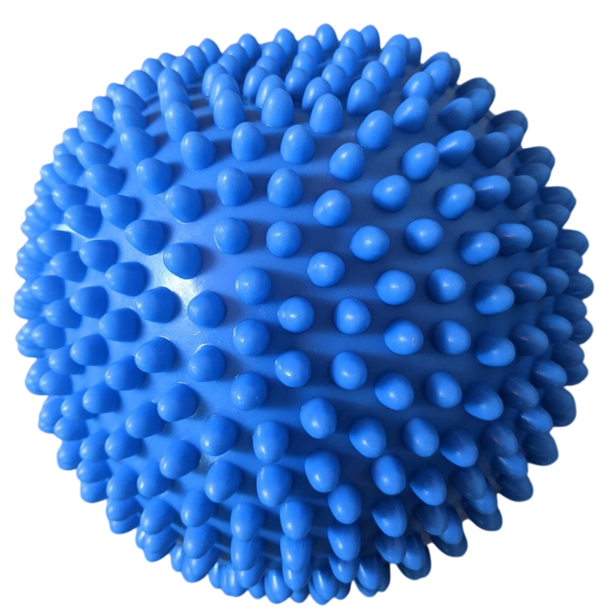 Напівсфера балансувальна масажна м'яка для ніг та стоп 16 см Синій