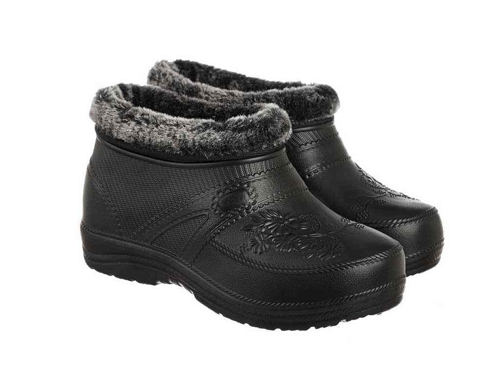 Калоші GIPANIS В-38 жіночі на хутрі пінка 6 пар р. 38-42 Чорний (674470)